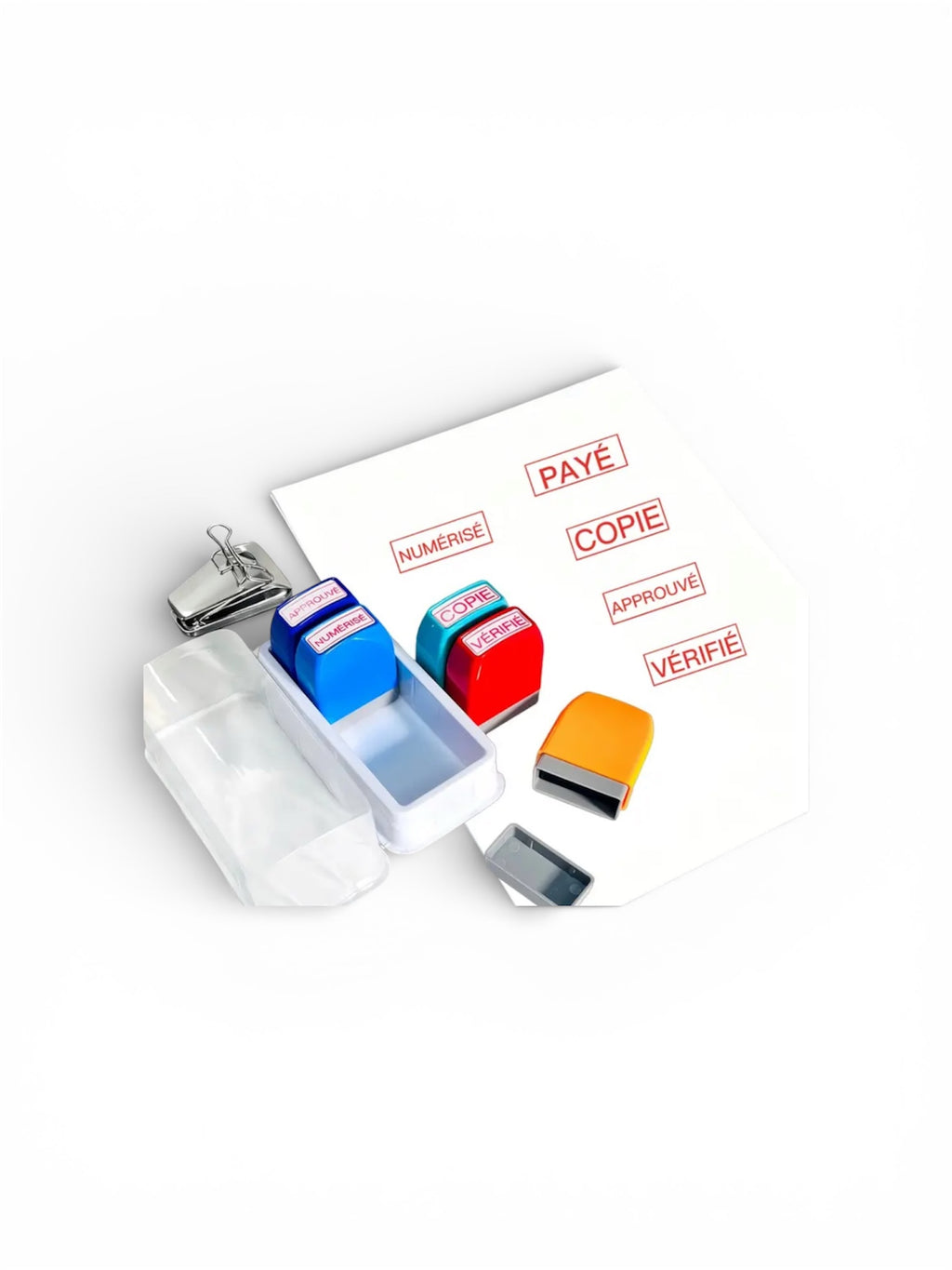 Lot de 5 Tampons Administratifs Automatiques