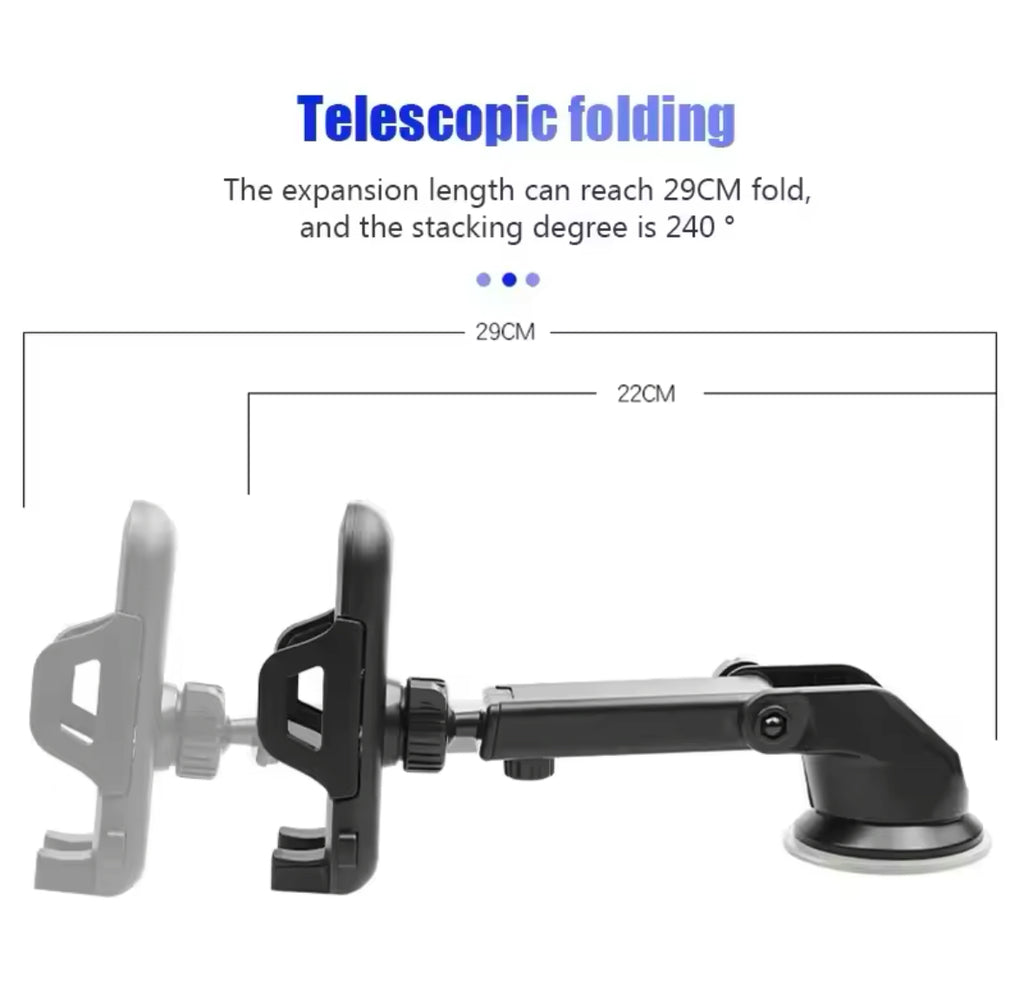 Support de Téléphone Rétractable pour Camion, Voiture et Poids Lourds