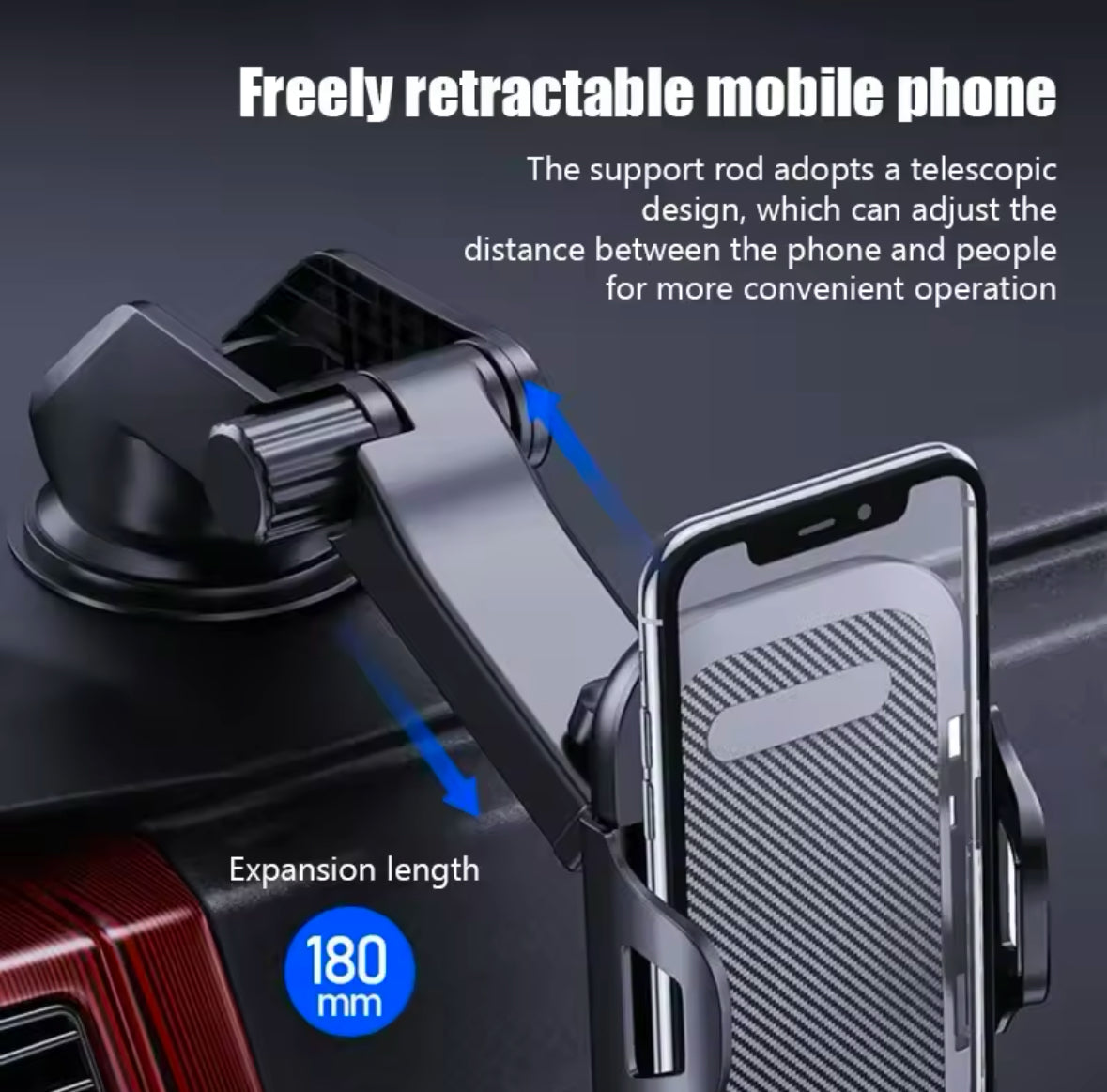 Support de Téléphone Rétractable pour Camion, Voiture et Poids Lourds