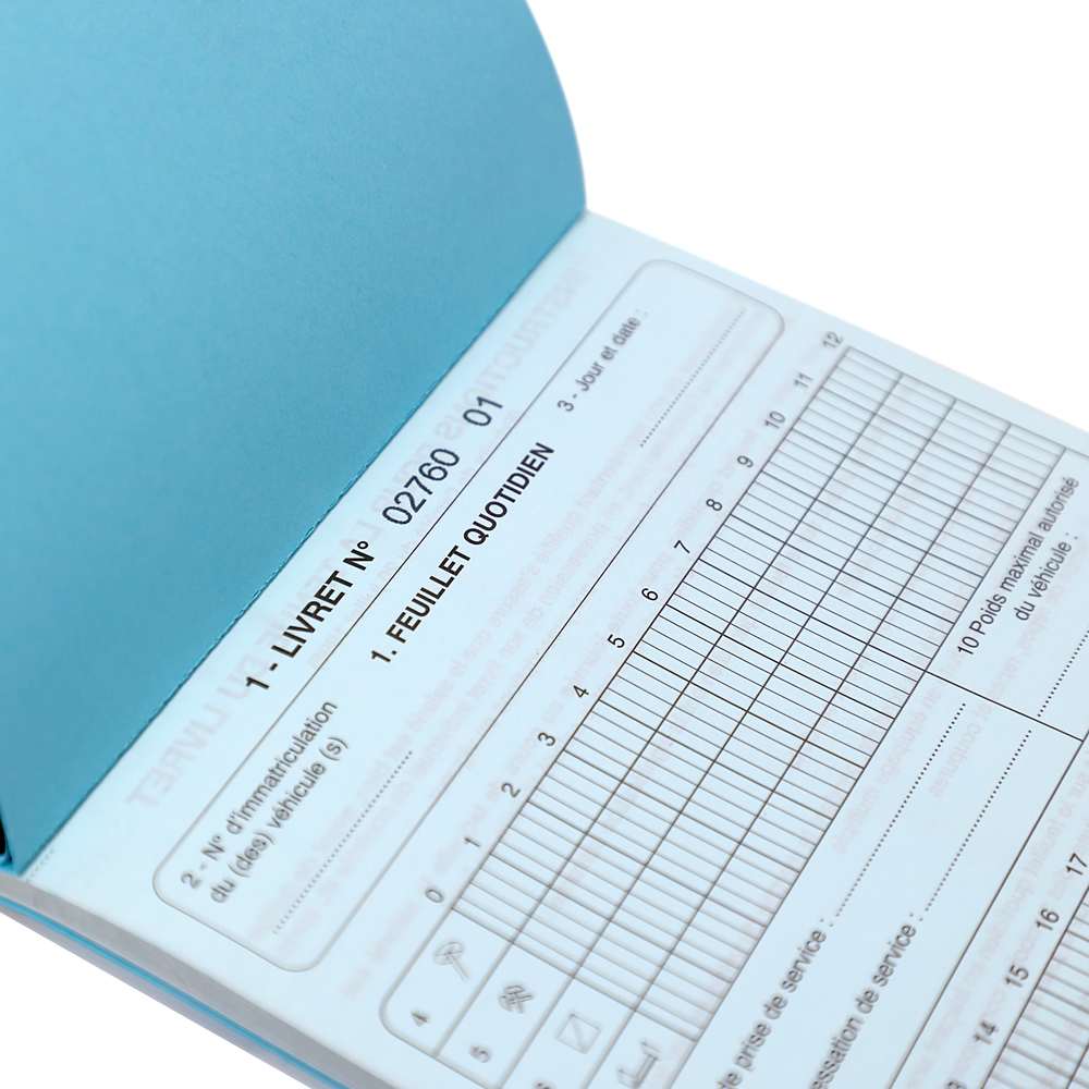 Livret Individuel de Contrôle Bleu (LIC Bleu) – 30 Liasses de 2 Feuillets