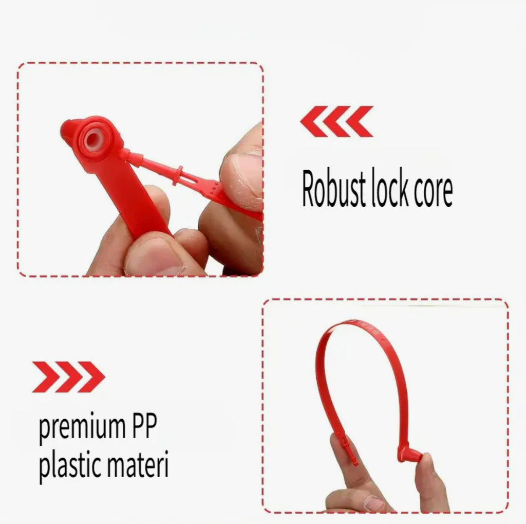 Scellés en plastique pour citerne et conteneur