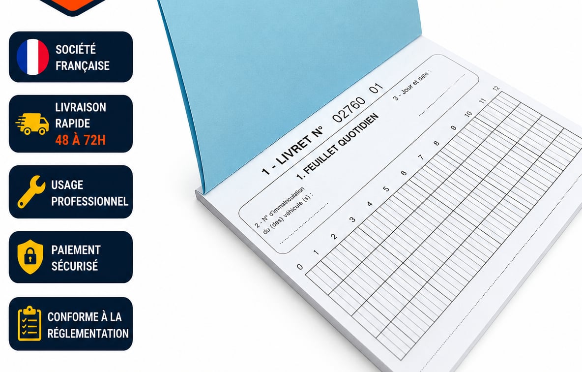 Livret Individuel de Contrôle Bleu (LIC Bleu) – 30 Liasses de 2 Feuillets