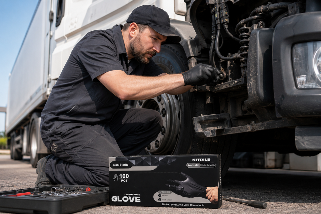 Gants Jetables en Nitrile Professionnels – Résistants et Sans Latex