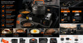 Réchaud à Gaz Portable avec Kit Cuisine 4 Pièces