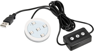 Base LED Trucky USB – 7 couleurs + variateur