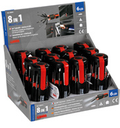 Set tournevis compact avec lampe LED intégrée (présentoir 12 pcs)
