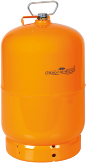 Bouteille GPL, sortie valve, culot M 16 x 1,5 femelle - 5 Kg (12 L)