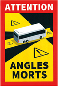 Angles morts - Bus - FRA - adhésif