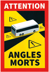 Angles morts - Bus - FRA - adhésif