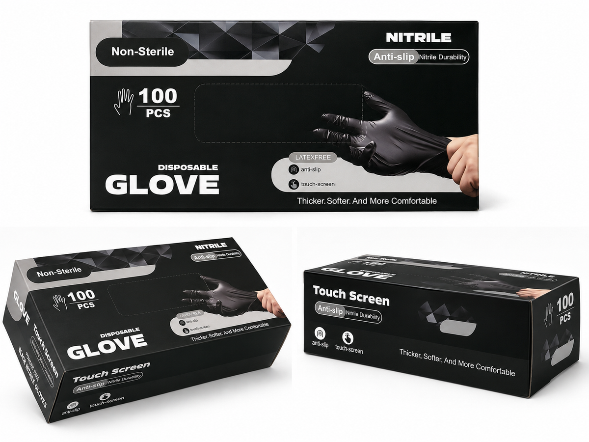 Gants Jetables en Nitrile Professionnels – Résistants et Sans Latex