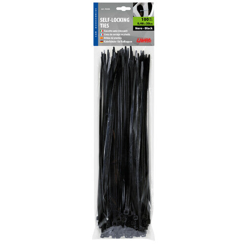 Collier de serrage câble - lot de 100 - 30 cm