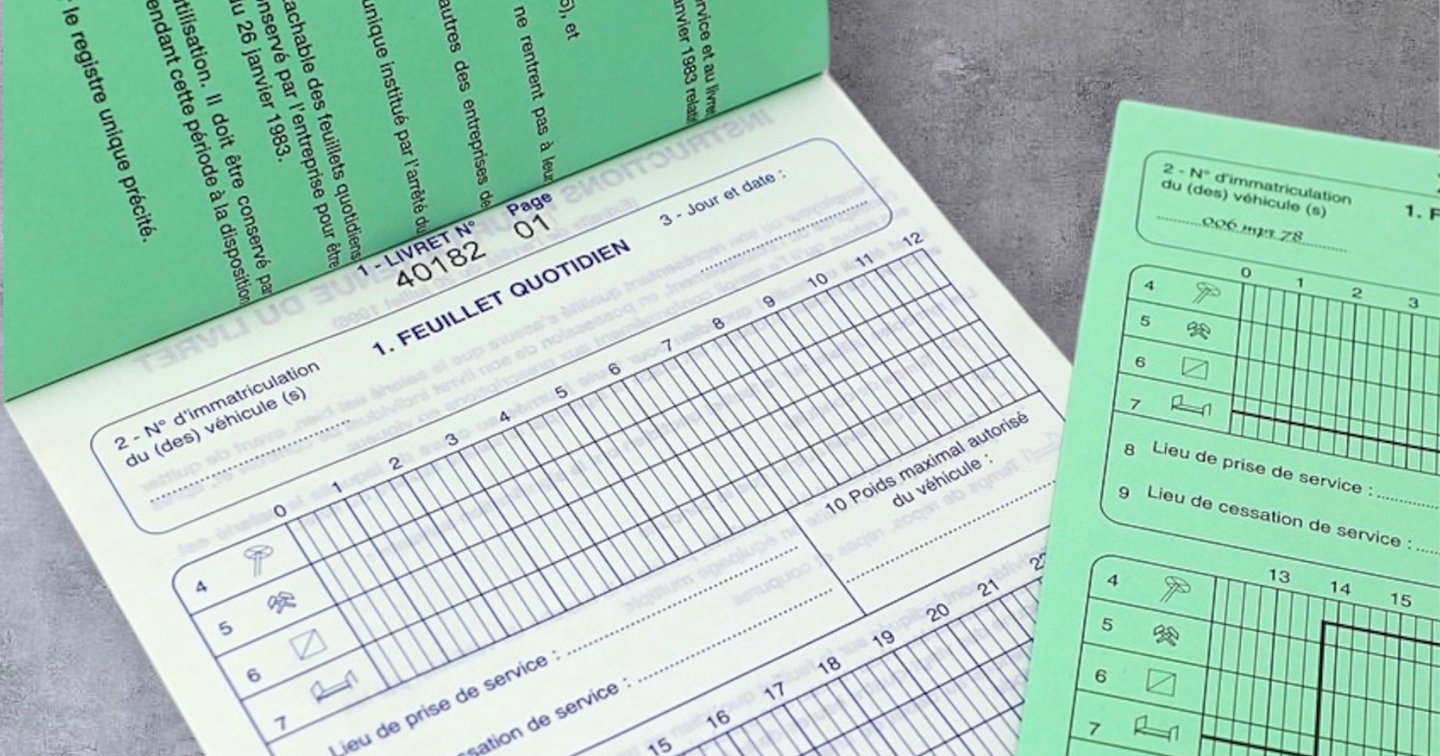 Livret Individuel de Contrôle Vert – 30 Liasses de 2 Feuillets