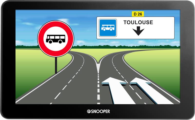SNOOPER AC6600 - GPS Autocar et Bus écran 7 pouces