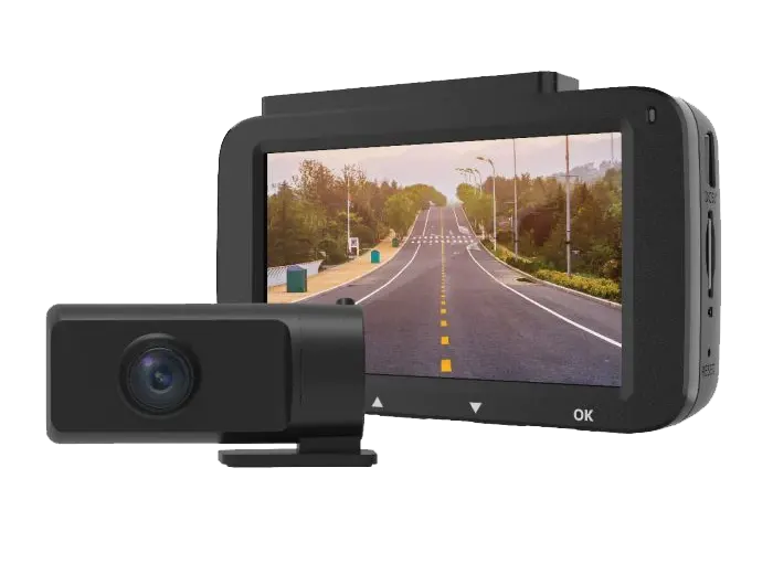 SNOOPER DVR5 - dashcam écran 3 pouces avec seconde caméra arrière