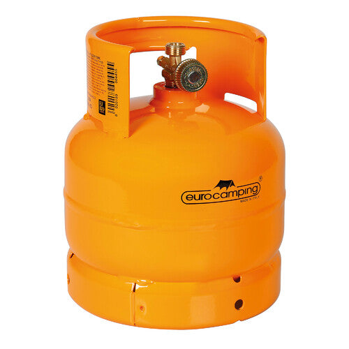 Bombonne GPL, sortie robinet verticale, culot W20 x 1/14'' gauche mâle - 2 Kg (4,8 L)