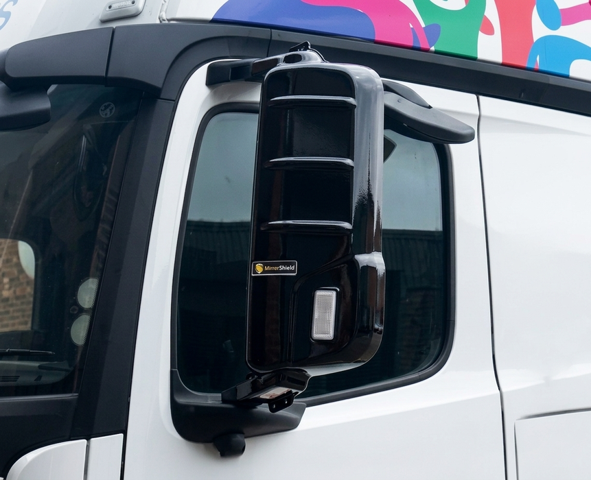 MirrorShield MB Actros 4 / Arocs / Antos Narrow Cab - coque de protection retroviseur noire