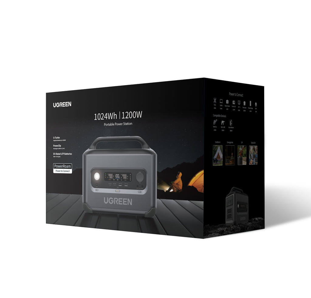 UGREEN GS1200 - contenu du pack et câbles fournis