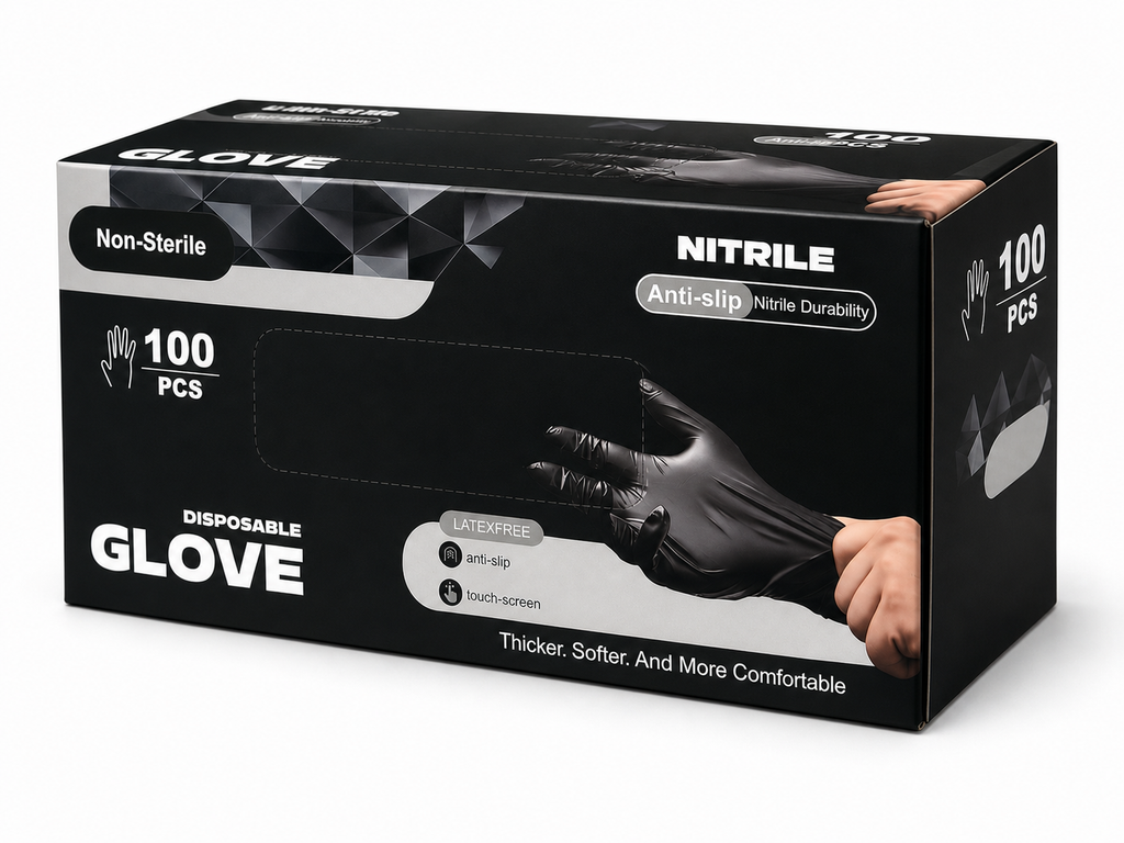 Gants Jetables en Nitrile Professionnels – Résistants et Sans Latex