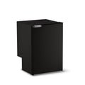 Réfrigérateur-congélateur cabine Vitrifrigo C115i CHR noir, porte fermée