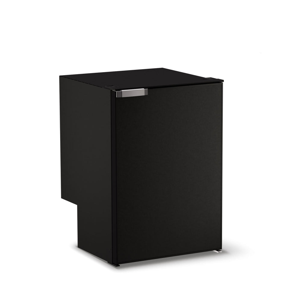 Réfrigérateur-congélateur cabine Vitrifrigo C115i CHR noir, porte fermée