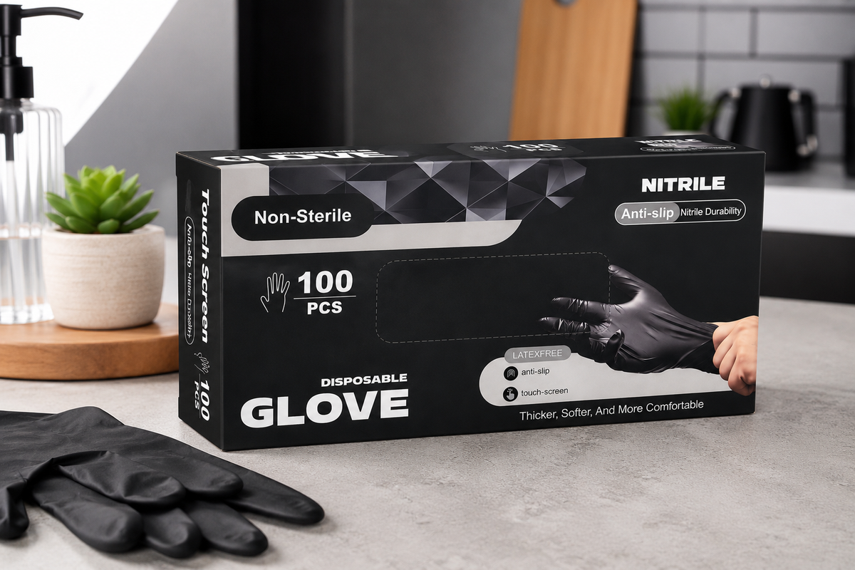 Gants Jetables en Nitrile Professionnels – Résistants et Sans Latex